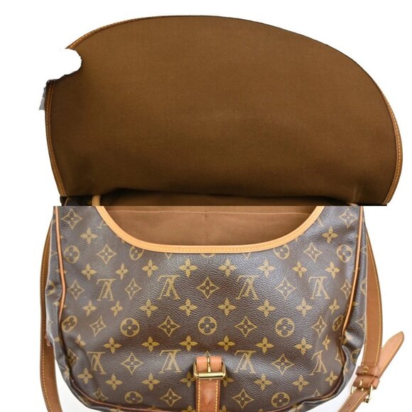 LOUIS VUITTON Saumur 35 Shoulder Bag Monogram Leather BN France M42254 85EE965 - Picture 11 of 16